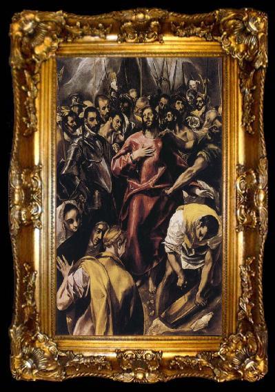 framed  El Greco The Despoiling of Christ, ta009-2